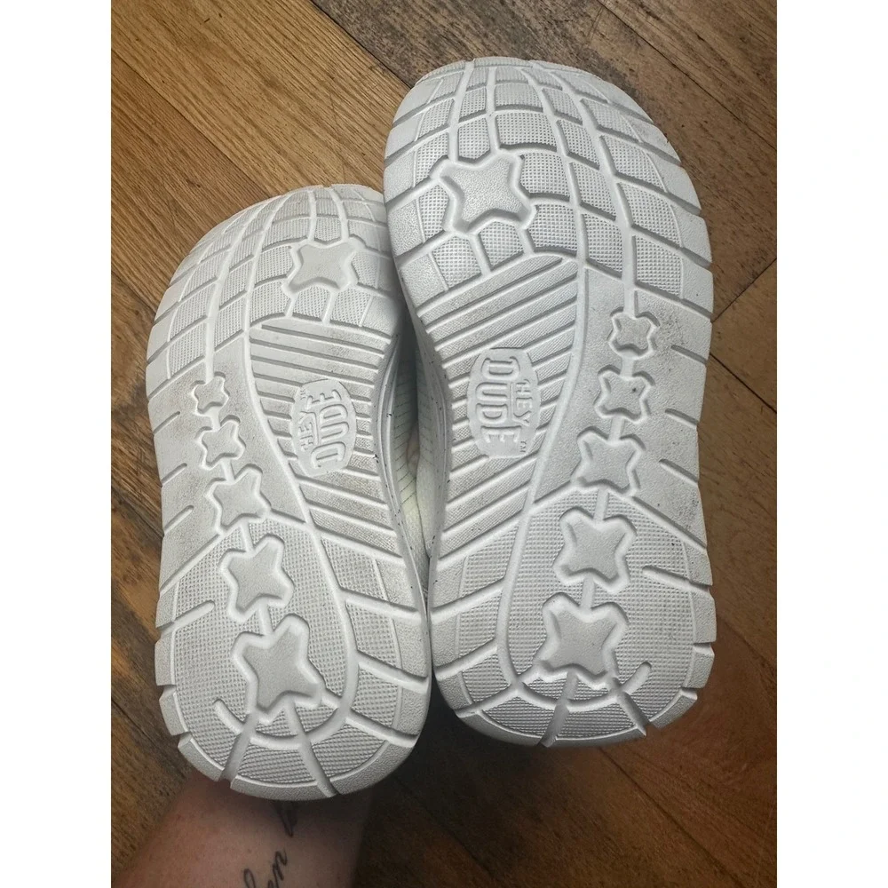 Hey Dude Sirocco Play Y Brights Kids Iridescent White Sneakers J3 42106-9DG